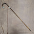 1919 British Antique Gentleman's Thin Lightweight Walking Stick with Curved Handle 91cm